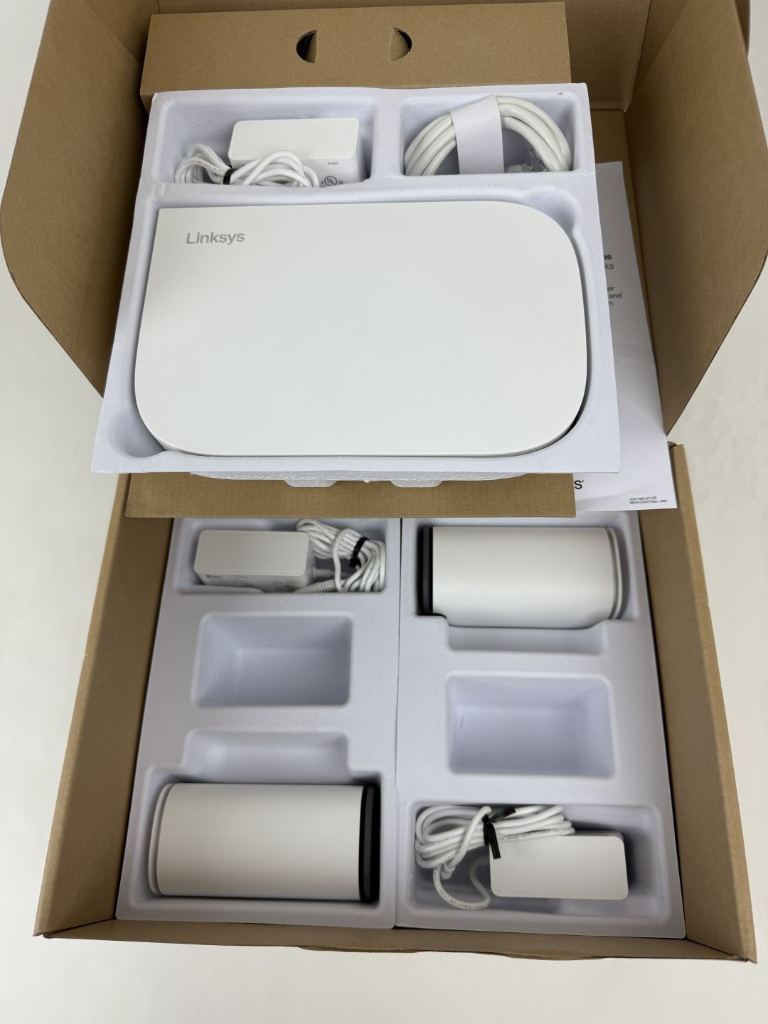 Linksys Velop AX3000 Dual Band Micro Mesh System (3-pack) LN11011202 White – OB