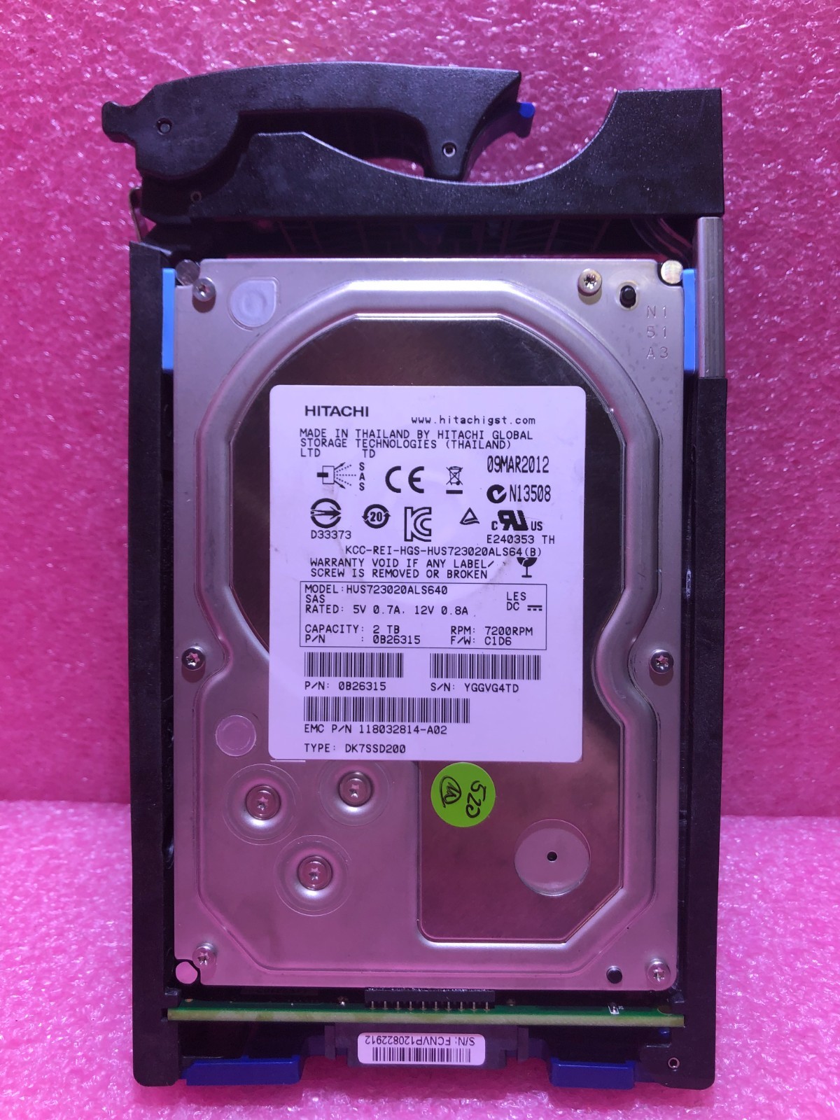 Strong-IT Dell / EMC 005049449 2TB SAS 7.2K 6G 3.5″ NL HDD