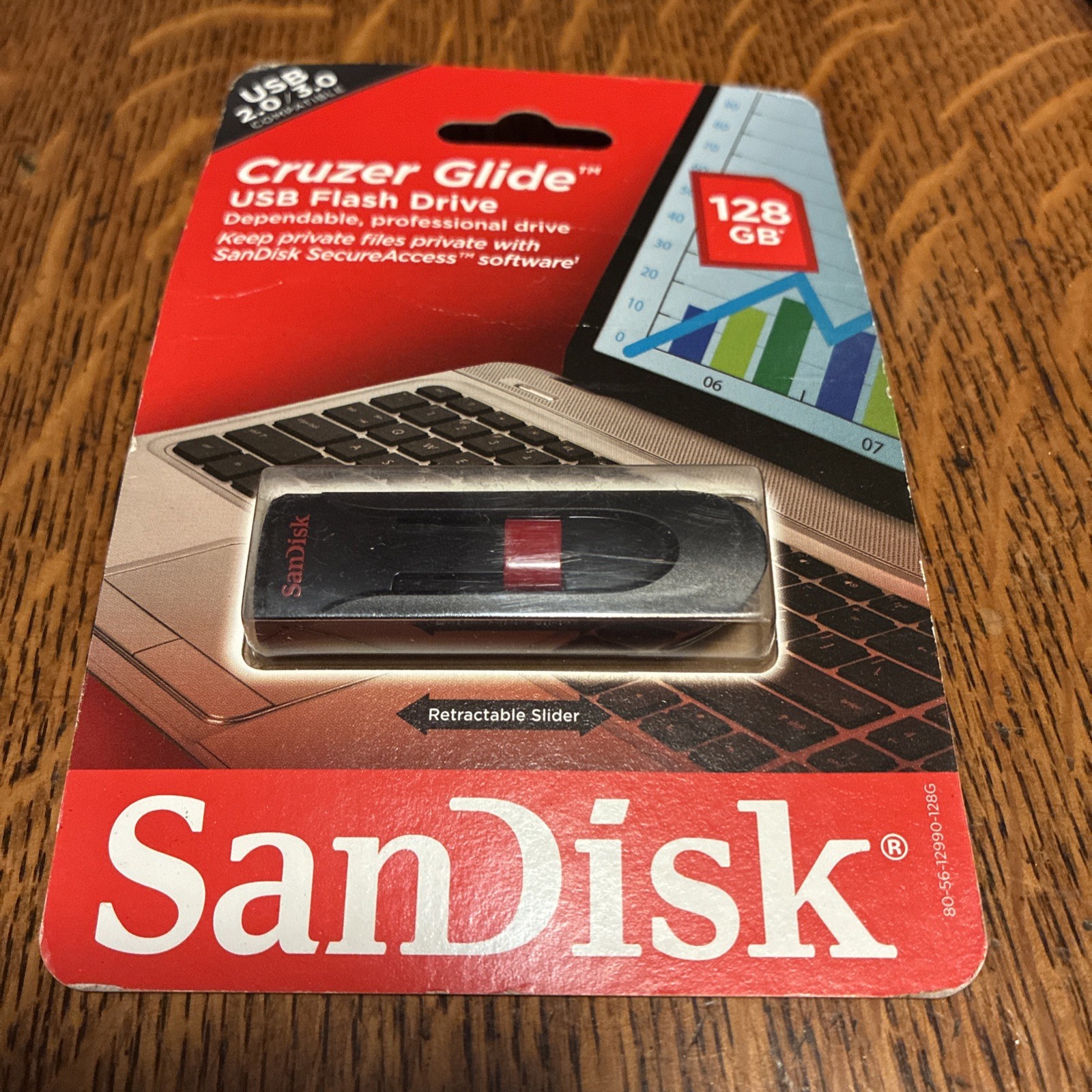 SanDisk Cruzer Glide 128GB USB 3.0 Memory Flash Drive Pen Thumb Stick Jump USB