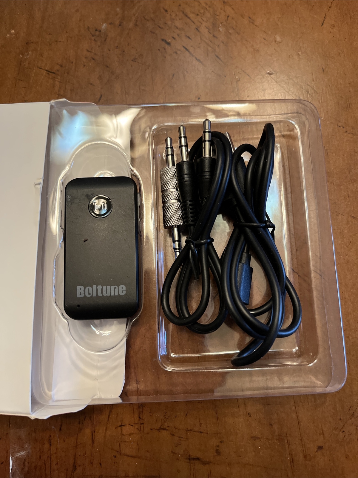 Bluetooth V5.0 aux Adapter,Boltune Audio Receiver Car Kit,Home Hi-fi BT-BR001