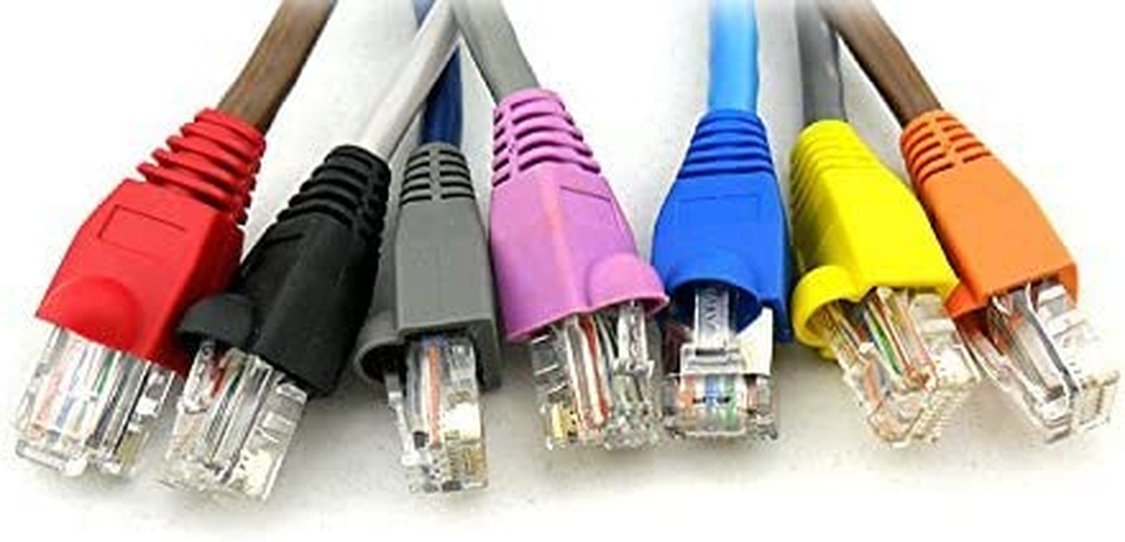 100 Pack RJ45 CAT6 CAT6E CAT5 CAT5E Ethernet Network Cable Strain Relief Boots C