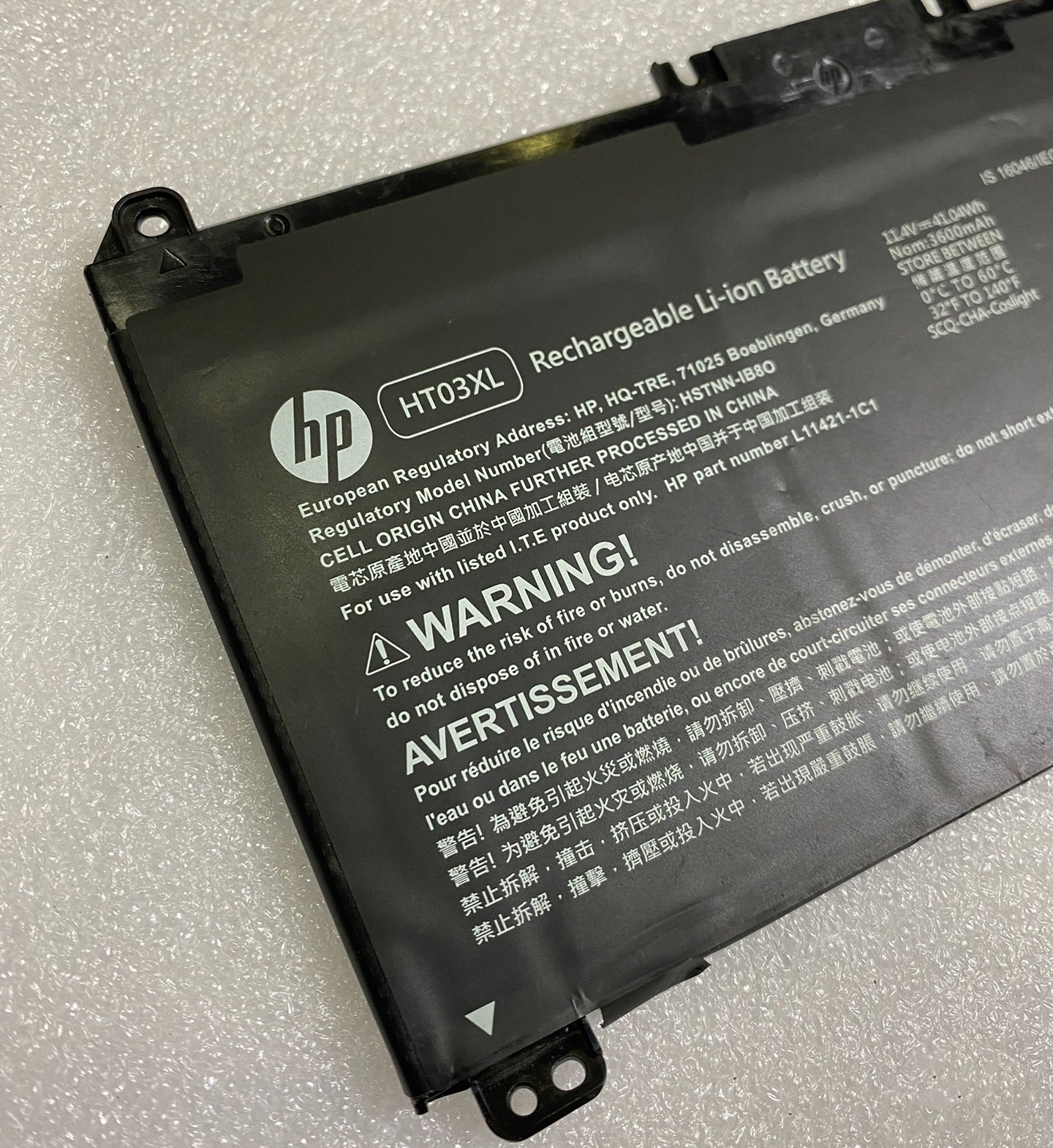 Genuine 41.9WH HT03XL Battery for HP Pavilion L11421-2C2 L11119-855 15-CS 15-DA