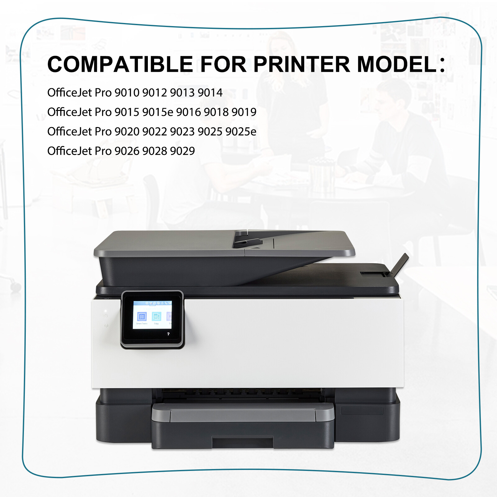 1PACK 962XL Black Ink for HP 962 XL OfficeJet Pro 9010 9015 9016 9018 9020 9025