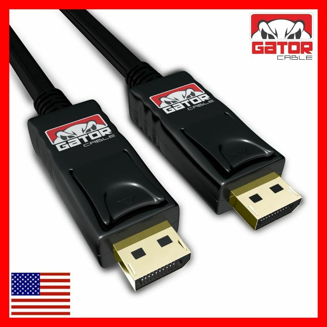 DisplayPort To DisplayPort Cable Male to Male 4K 60Hz Audio Video Display 6FT