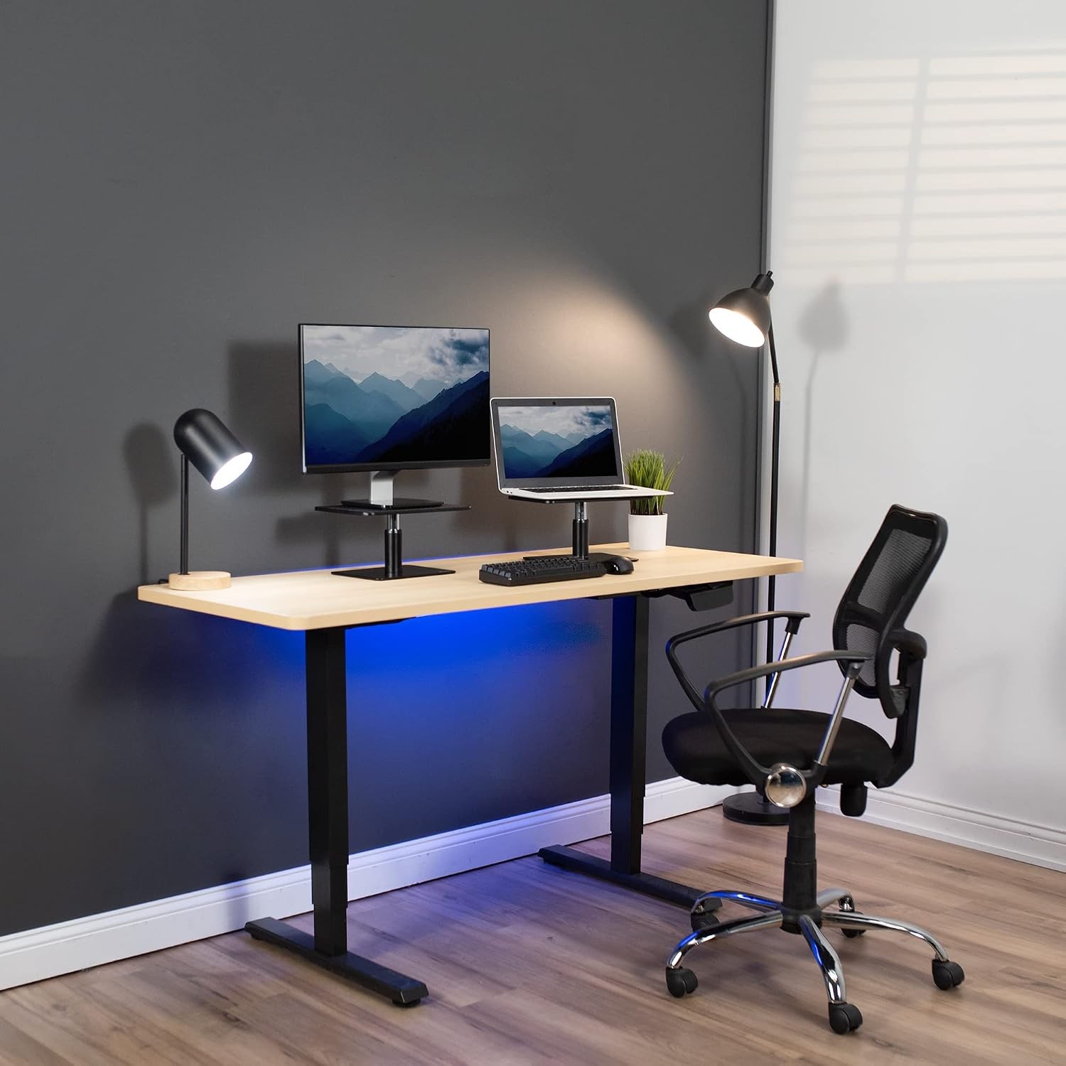 Universal Height Adjustable Ergonomic Computer Monitor Laptop Riser