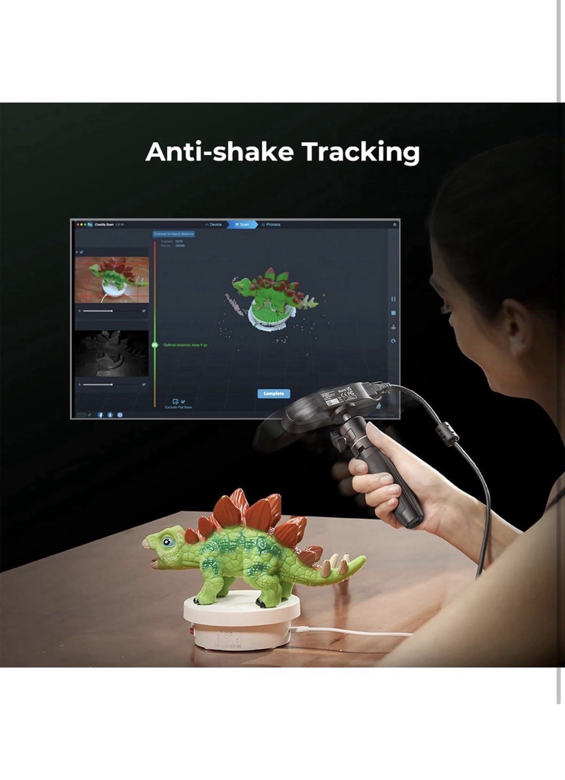 Creality 3D Scanner CR Ferret SE for 3D Printing Upgrade Handheld Scan 30 FPS