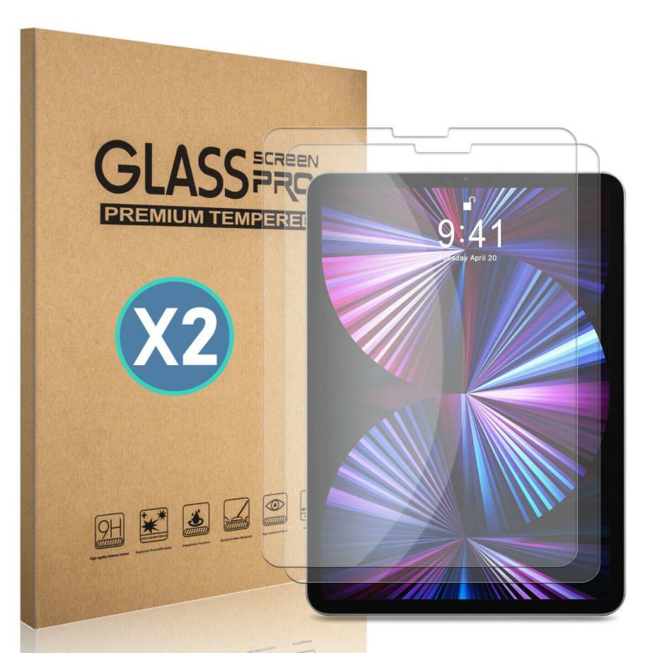 2-Pack For iPad Air 4 (2020) 10.9”/4th Gen HD Tempered Glass Screen Protector