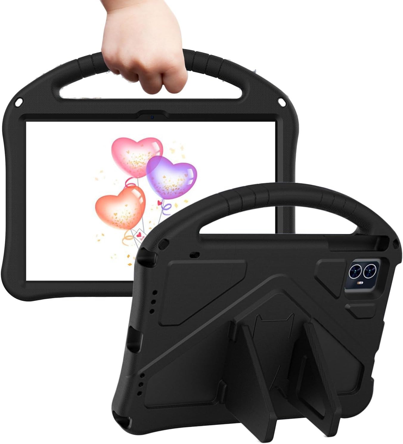 For T-Mobile REVVL Tab 2 5G 10.1″ Foam Shockproof Case Kickstand Kid Friendly