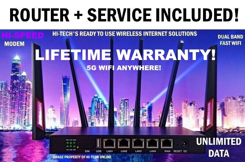 T-MOBILE SERVICE & ROUTER INCLUDES 30 DAYS SERVICE ✅ DUAL BAND WIFI ✅ USA ✅