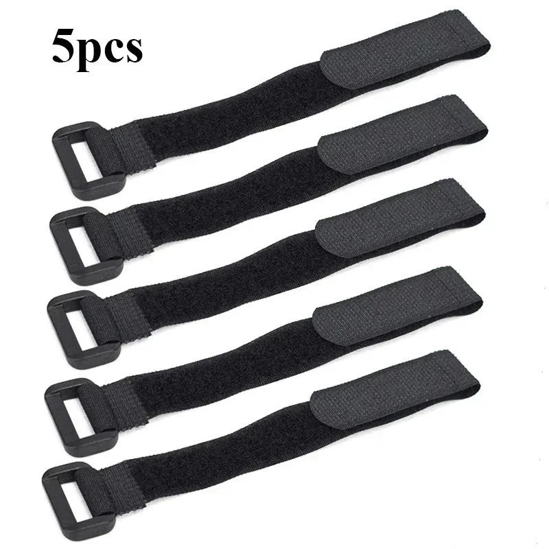 5pcs Reusable Fastening Cable Straps with Buckle Variety US