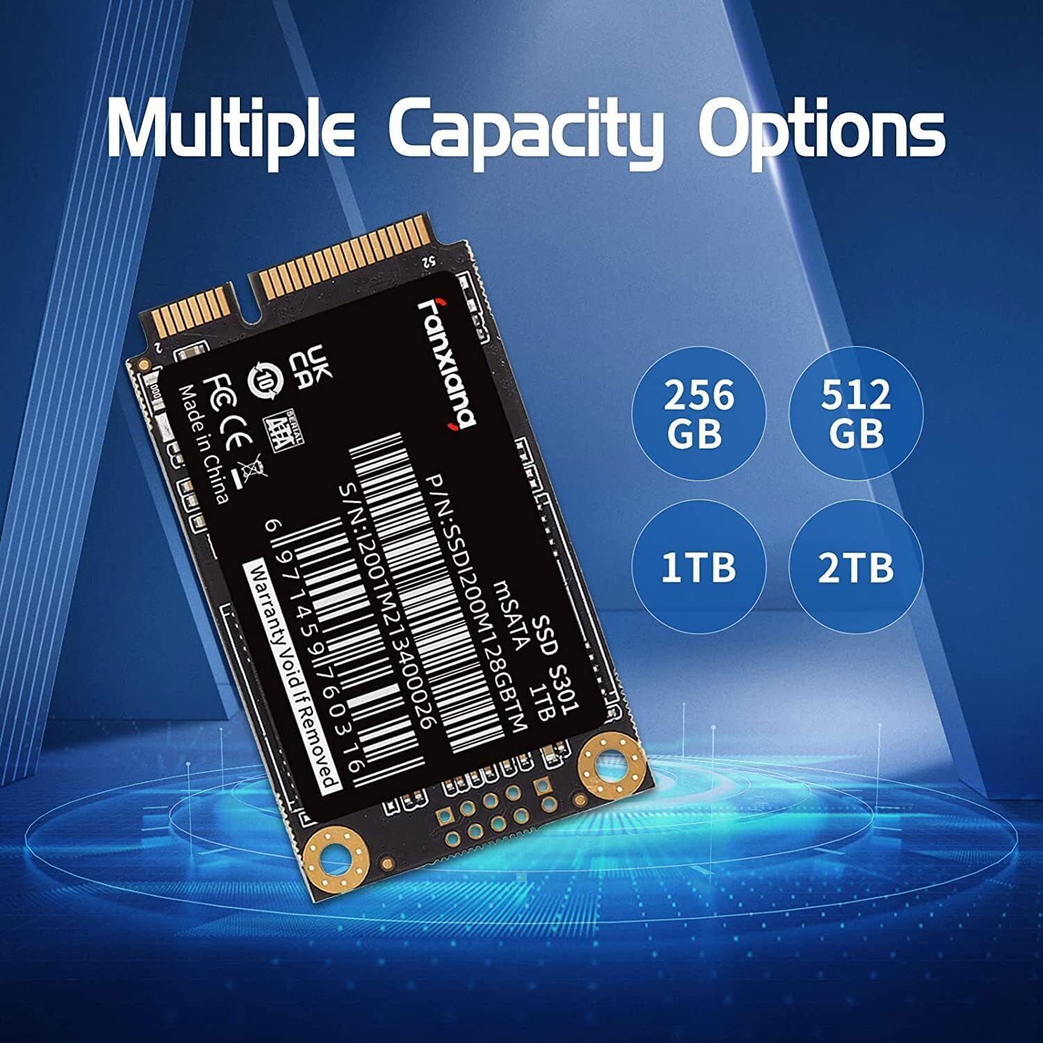 Fanxiang 1TB mSATA SSD Internal Solid State Drive 6Gb/s For PC/ Laptop 550MB/S
