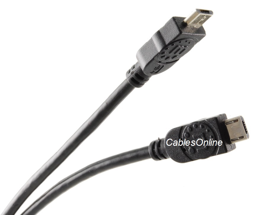 CablesOnline, 3ft USB Micro-B Male to USB Micro-B Male Cable, USB-MIC3