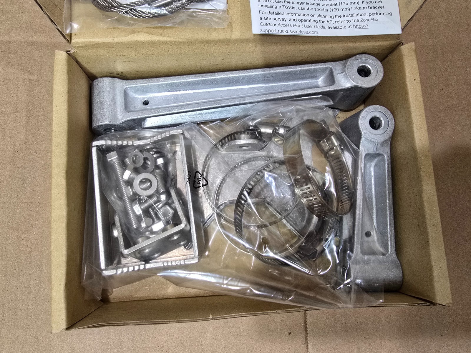 Ruckus Outdoor Mounting Bracket for the T310 T350 T610 T710 T750 Access Points