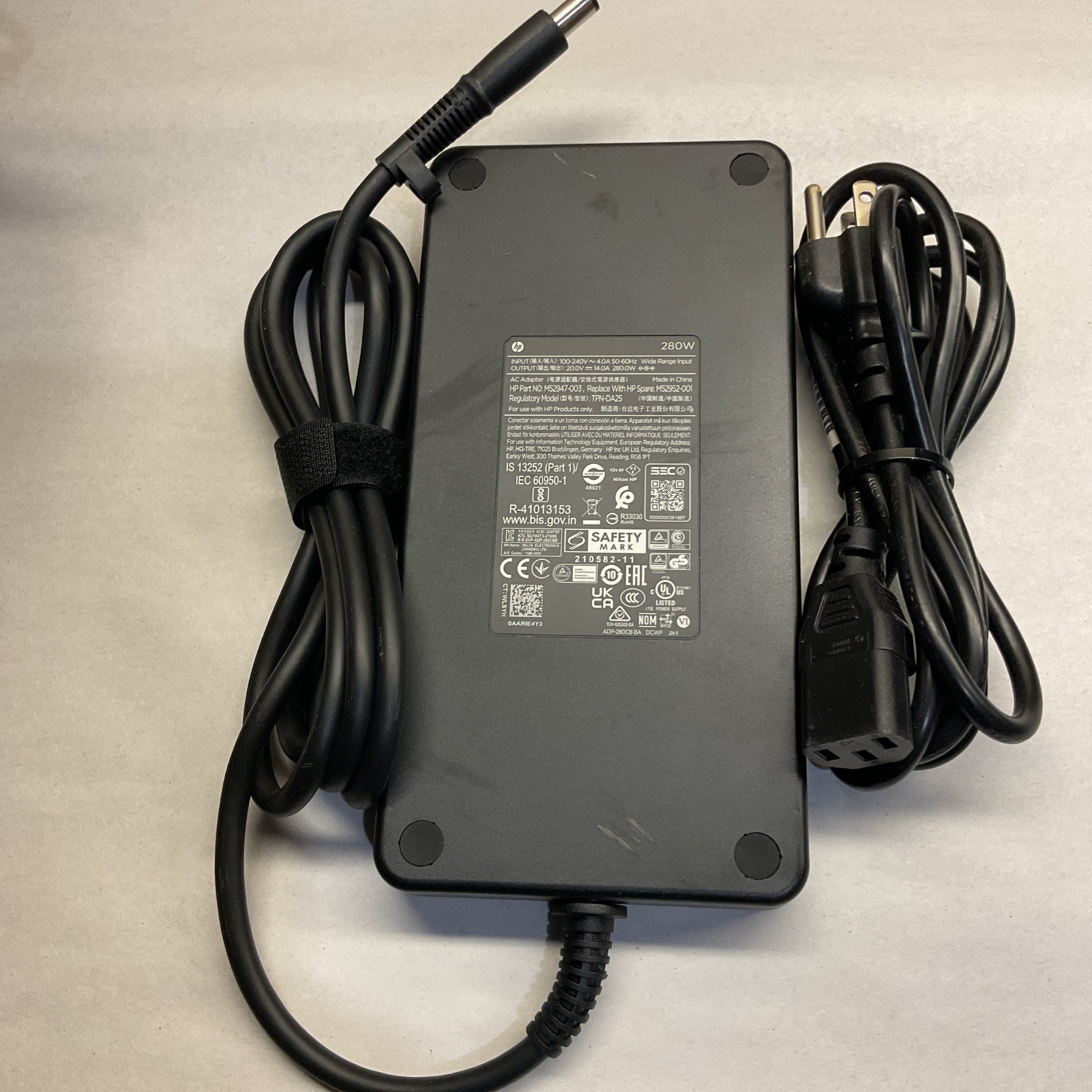 Original AC Adapter Charger for HP 280W 20V 14A TPN-DA25 M52947-003 M52952-001