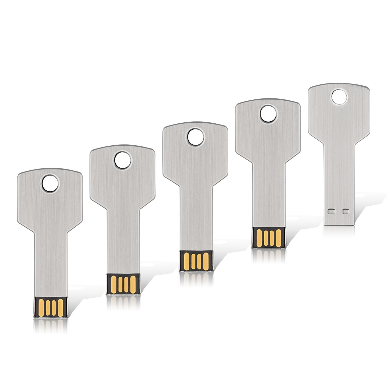 Key Shape USB 2.0 Flash Drives 64GB Memory Stick USB Thumb Drives LOT