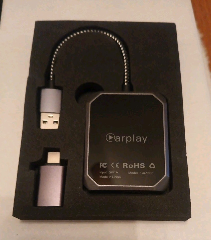 Wireless Car Adapter CXZ508 Gray New Uninstalled Open Box From China