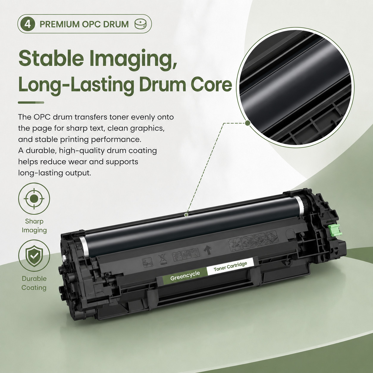 1PK Black DR630 Drum Unit replacement for Brother DR-630 MFC-L2720DW MFC-L2740DW