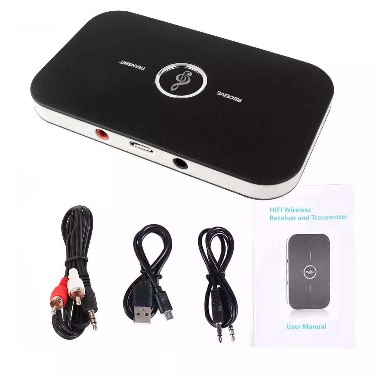 5.0 Bluetooth Wireless Car FM Transmitter AUX Receiver Adapter USB Charger