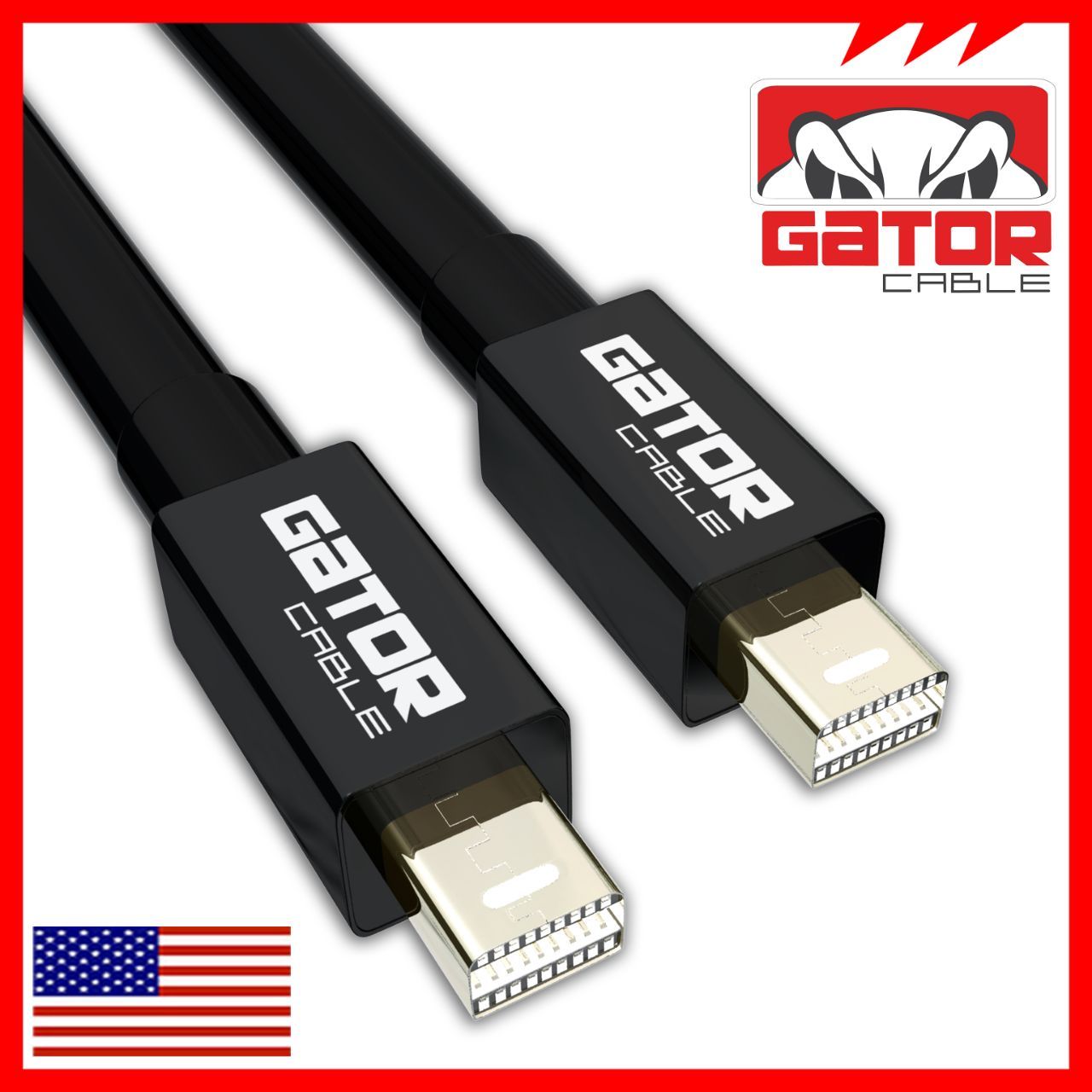 Mini DisplayPort DP to Mini DisplayPort DP Cable 4K 60Hz Video Audio UHD For Mac