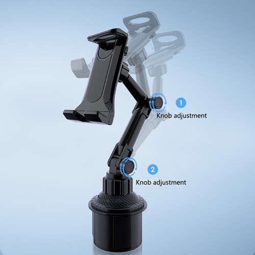 Universal Car Mount Car Cup Holder Phone Stand For 4.7-12.9″ iPhone iPad Tablet