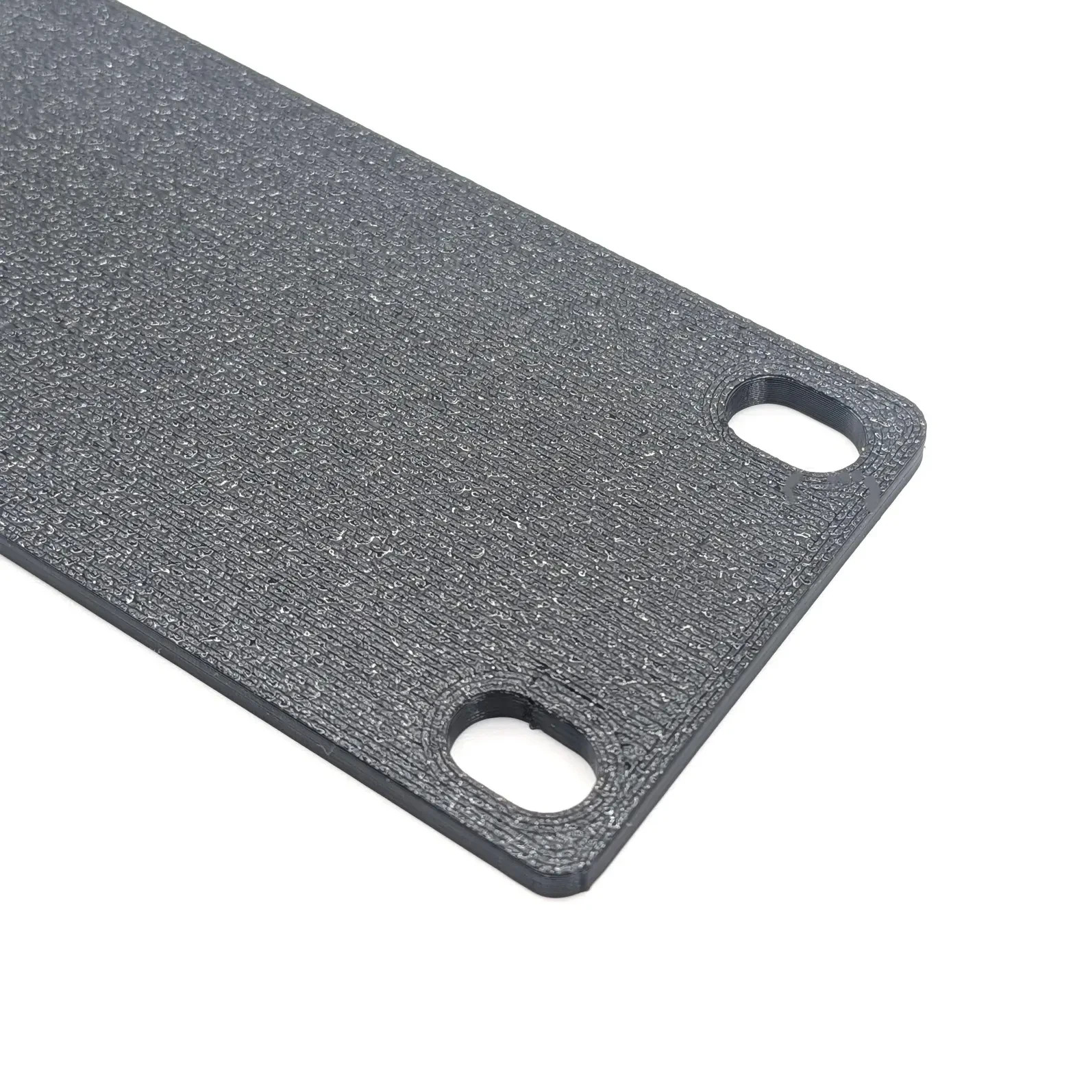1U Server Rack Blank – 10 Inch Panel – Black or White – Textured PETG