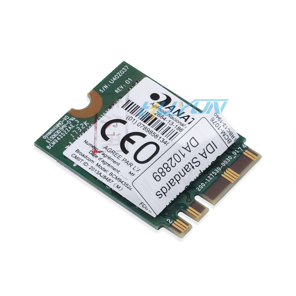 Broadcom BCM94352Z NGFF 802.11AC 867Mbps Bluetooth 4.0 WIFI Card for Hackintosh