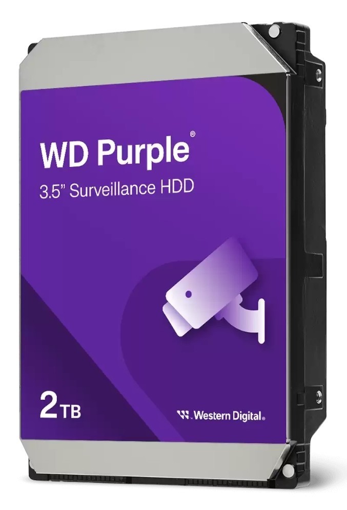 Western Digital WD Purple 2TB Hard Drive HDD for DVR NVR Security Camera CCTV
