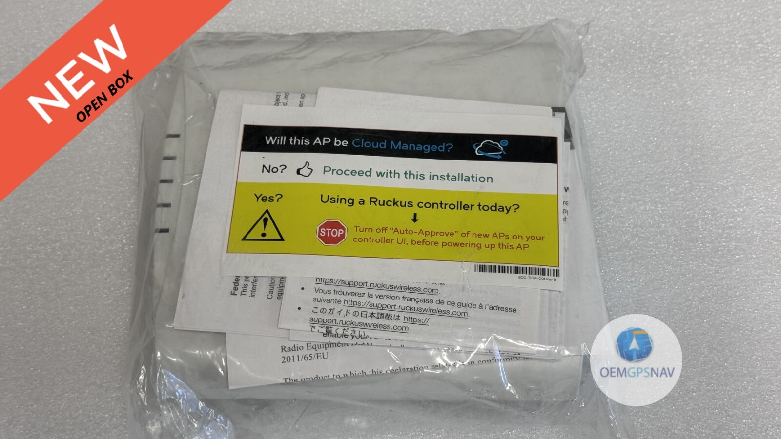 Ruckus 9U1-R510-US00 867 Mbps Wireless Access Point – UNLEASHED