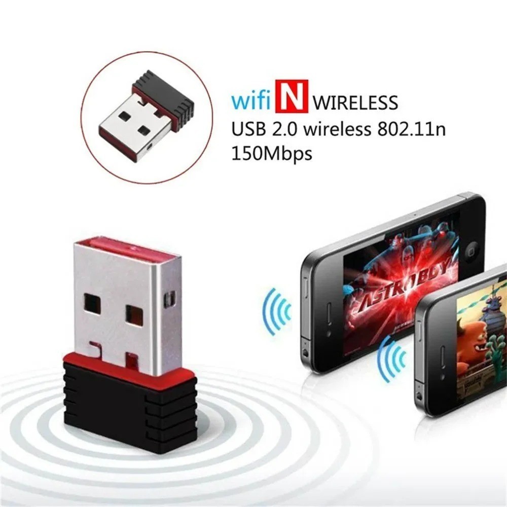 RTL8188 150Mbps USB WiFi Adapter for Raspberry Pi,Wireless Network Card Adapter