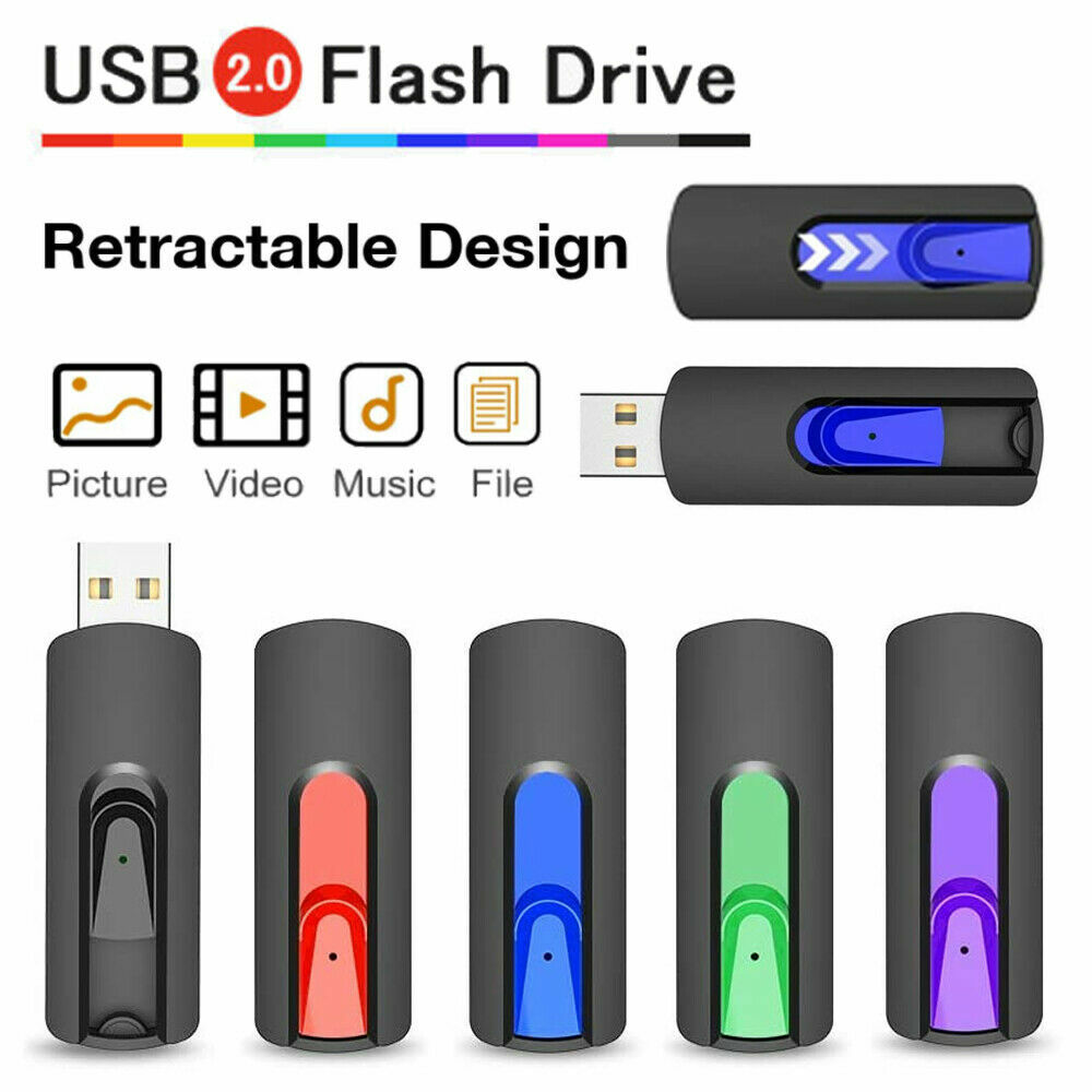 USB 2.0 Memory Stick Flash Thumb Pen Drive PC/Car/1GB 2GB 8GB 16GB 32GB 64GB LOT