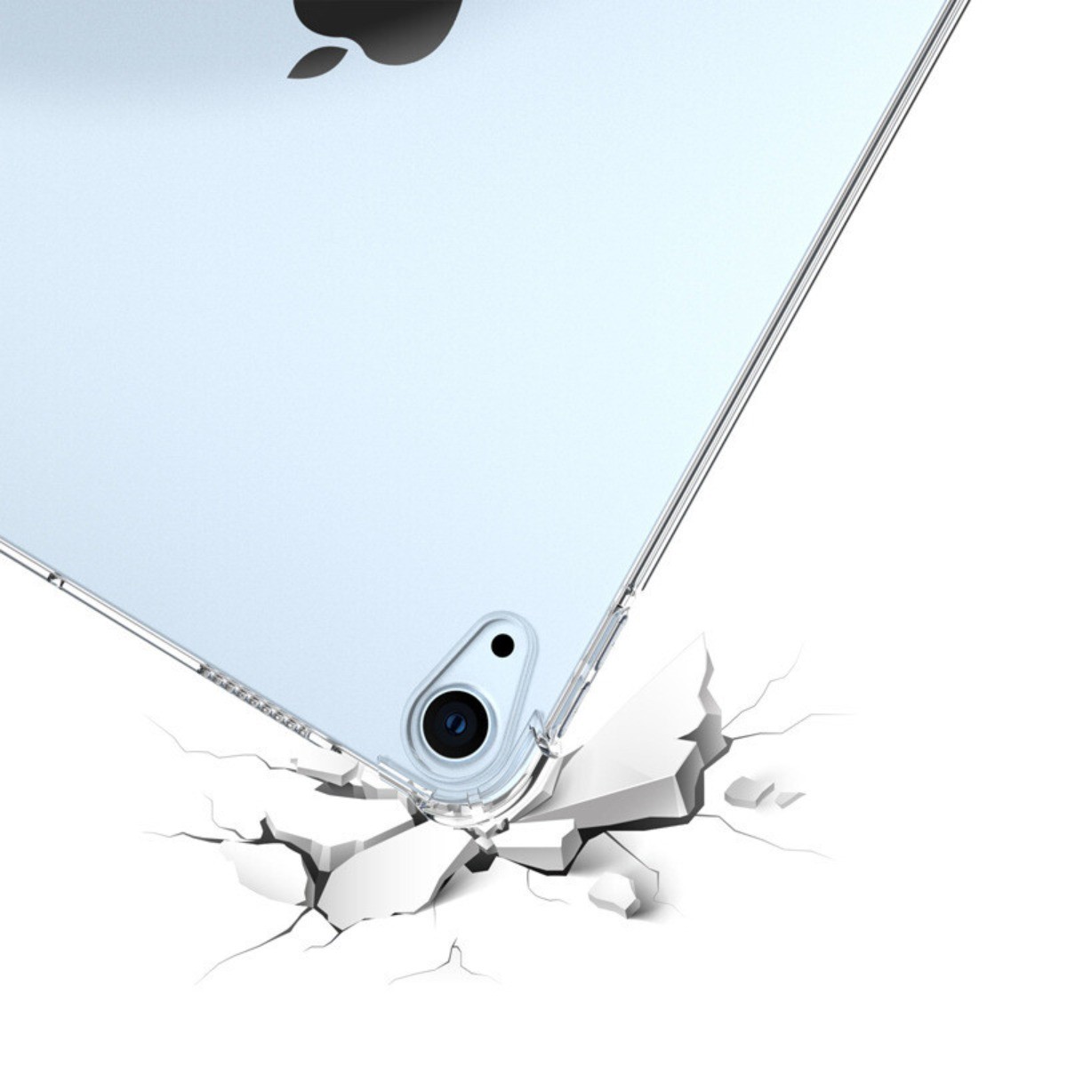 For iPad Mini 1 2 3 4 5 Generation 7.9″ TPU Silicone Shockproof Cover Clear Case