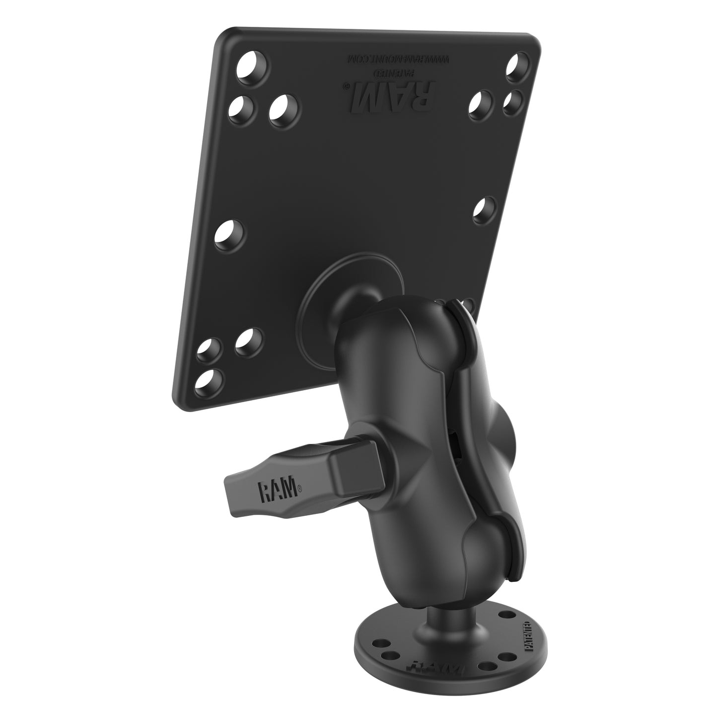 RAM-101U-B-246 RAM Double Ball Mount with 100x100mm VESA Pla…