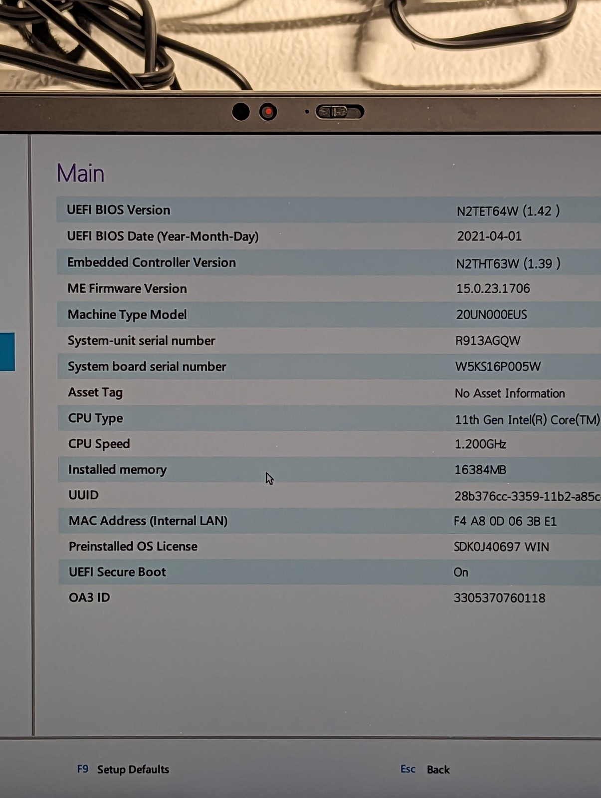 Lenovo ThinkPad X1 Nano Gen 1 13″ i7 16GB RAM 512GB SSD Grade D