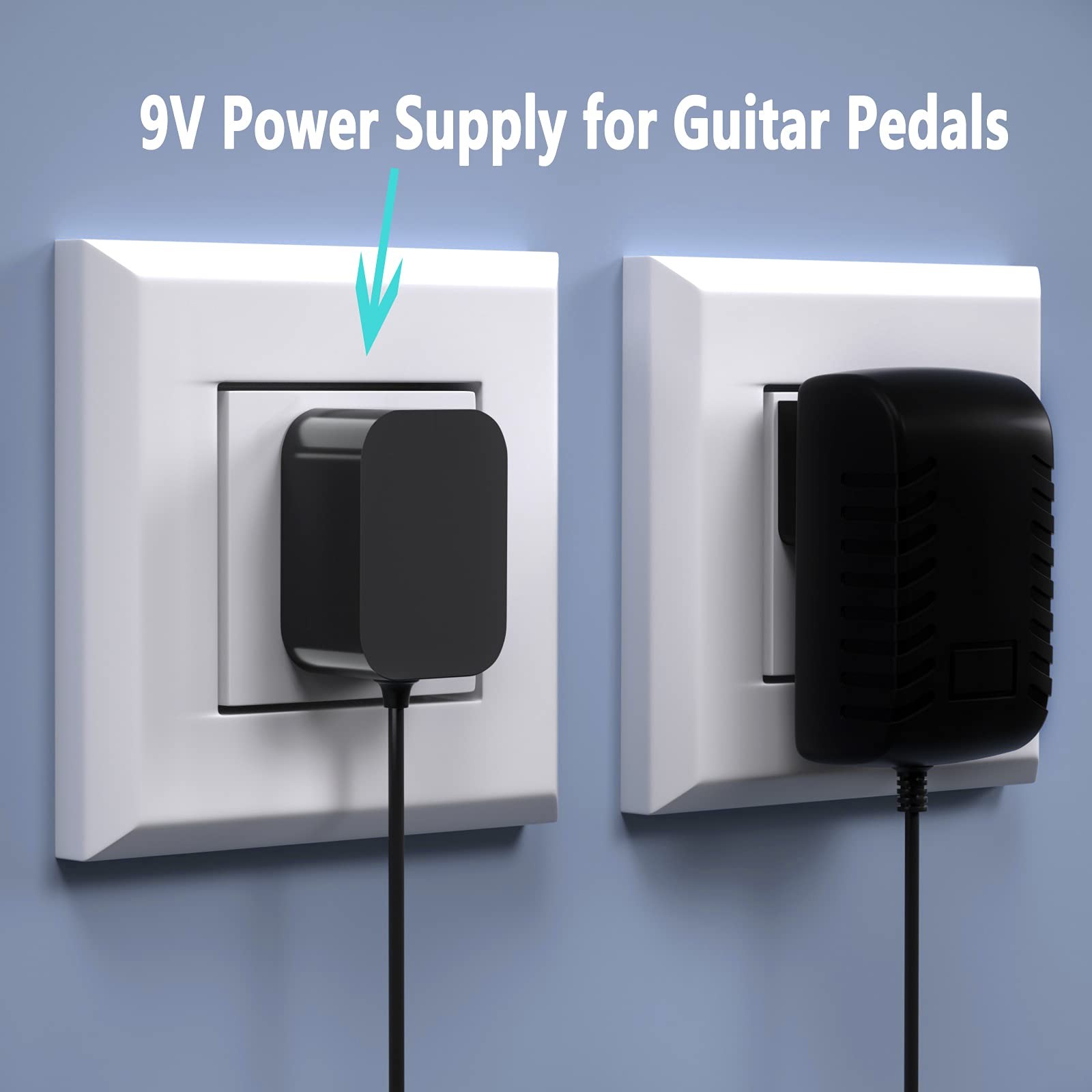 Replacement for 9V Guitar Pedal Power Supply 9 Volt Guitar…