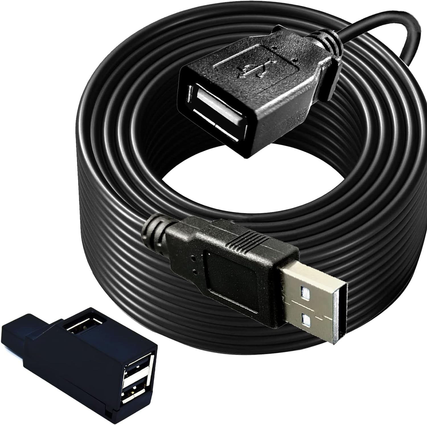 High-Speed USB to USB Extension Cable USB 2.0 Adapter Extender Cord Male/Female