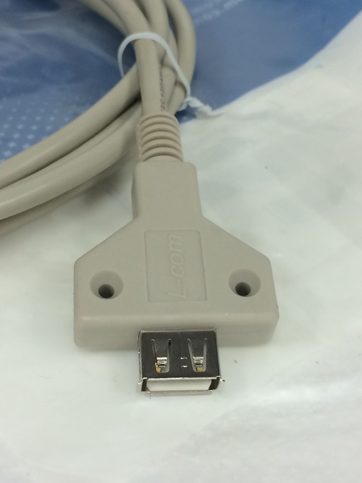Lot of 10 NEW L-COM Csmuaxmt-2m 6 Ft USB Type A Male/Female Mounting Extension