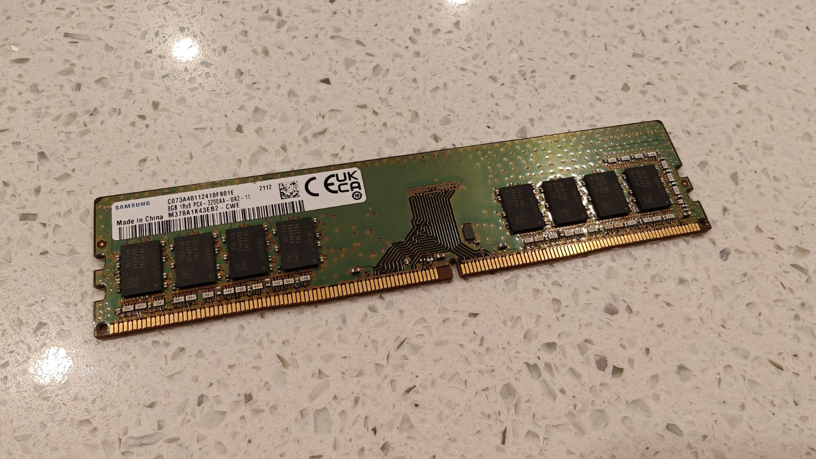 Samsung 8GB DDR4 Memory 1x8GB 1Rx8 PC4-3200AA-UA2-11 | LENOVO OEM