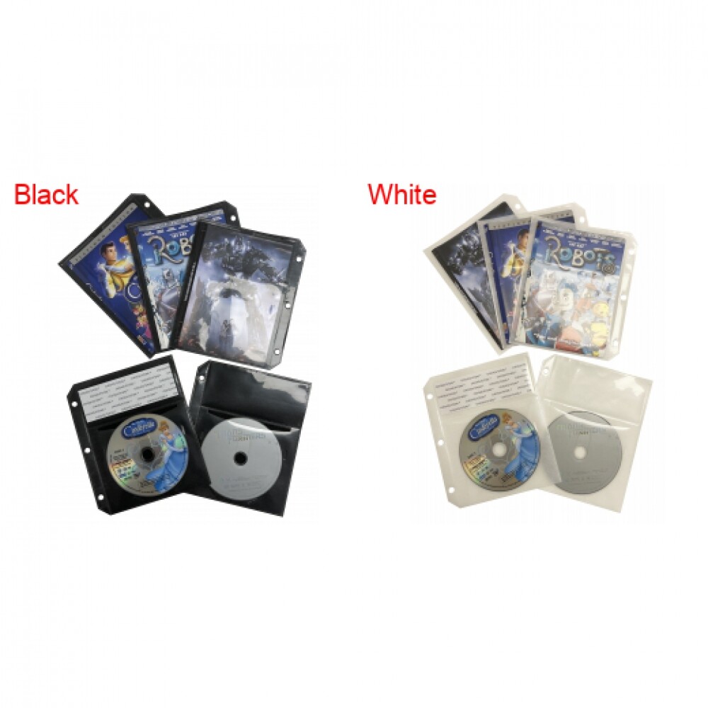 CD/DVD Half Sheet Storage Binder Filing Sleeve & Booklet Lot