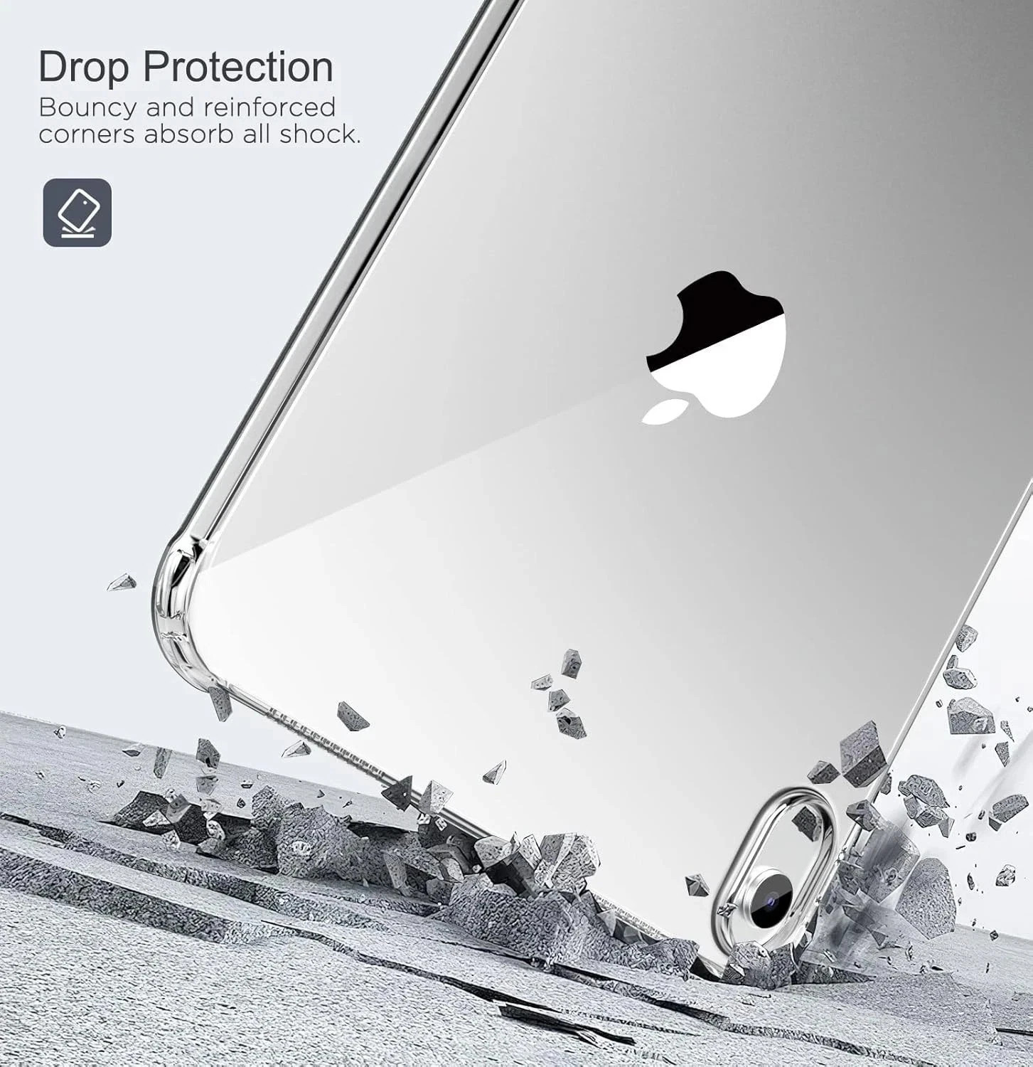 Clear Case for iPad (A16) 11Th Generation 2025 TPU Slim Shockproof Tablet Cover
