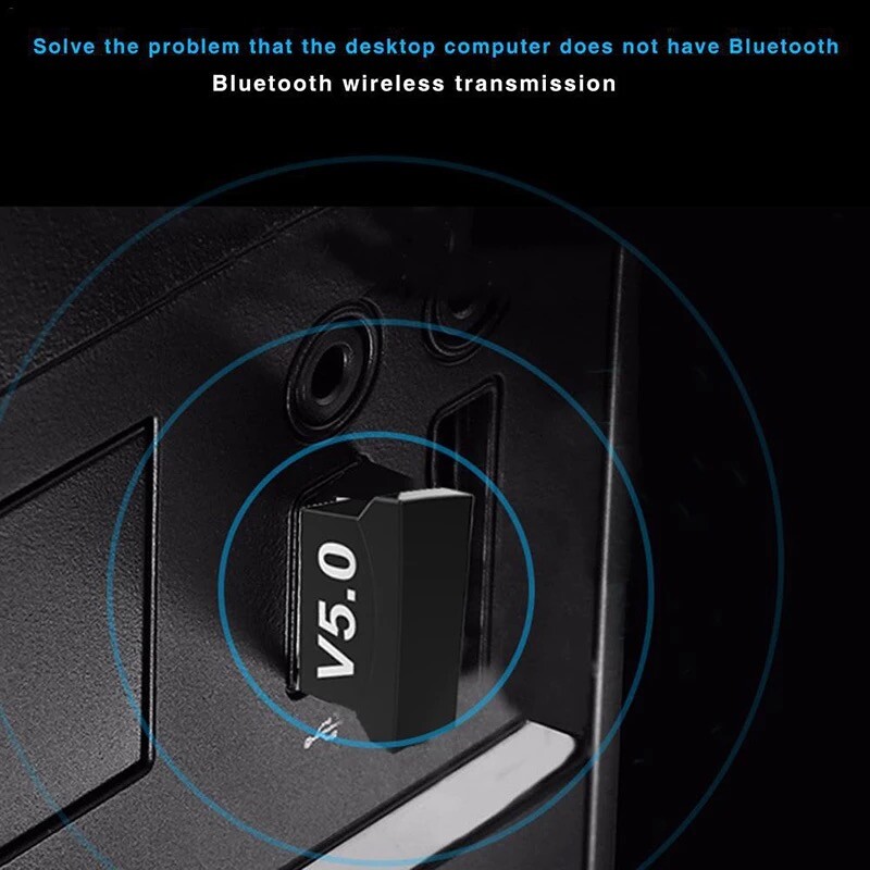 USB Bluetooth 5.0 Wireless Dongle Adapter Receiver For Windows PC Real 5.0 USA