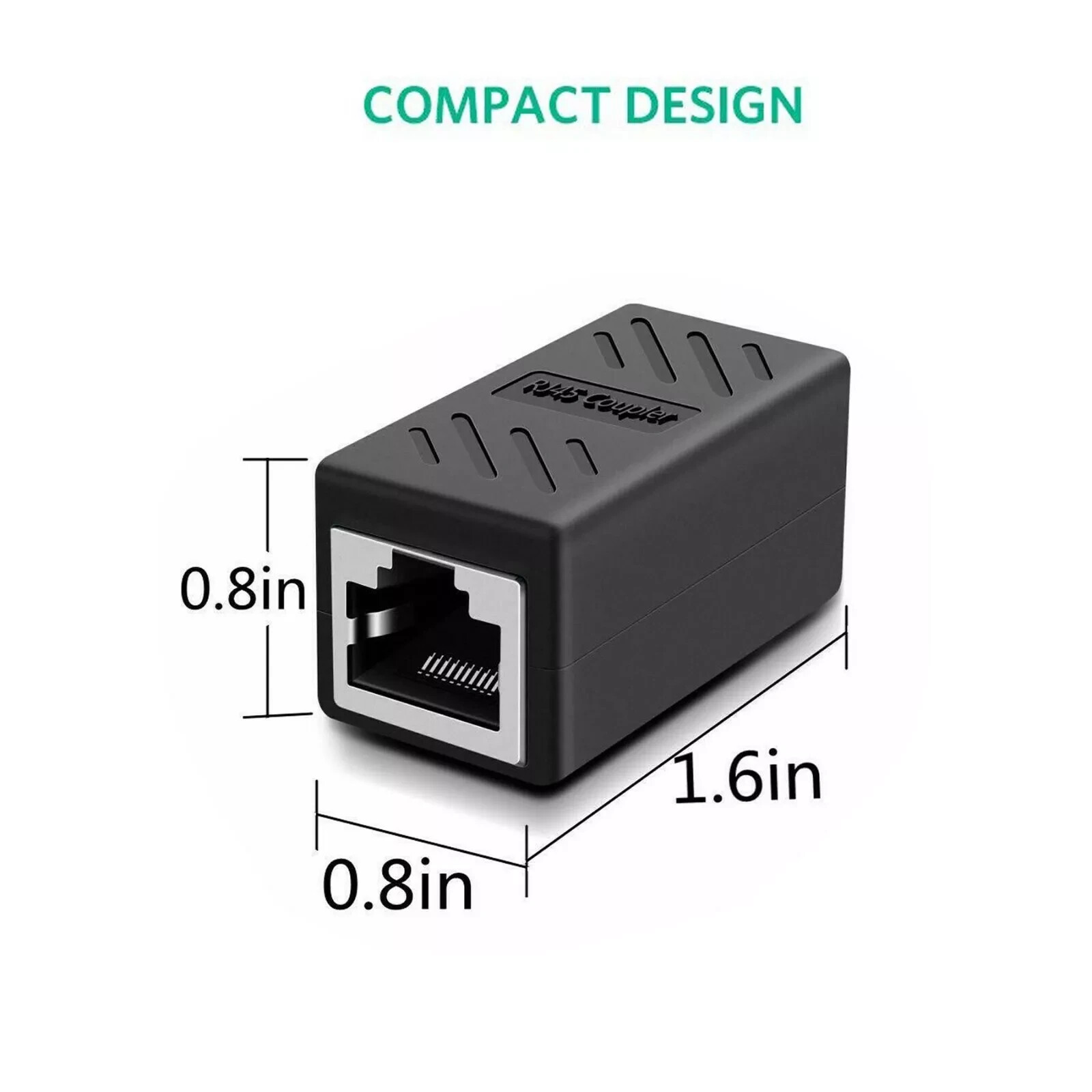 RJ45 Inline Coupler Cat7 Cat6 Cat5e Cat5 Ethernet LAN Network Cable Adapter Lot