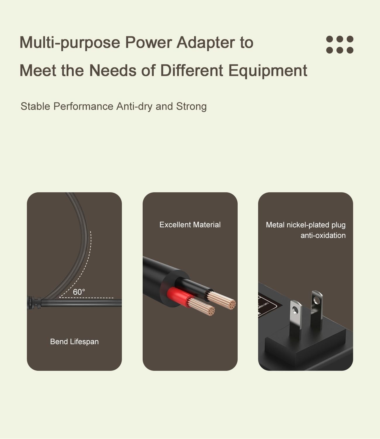 9V AC Power Supply Adapter for Boss PSA-120S Guitar Distortion Effects black