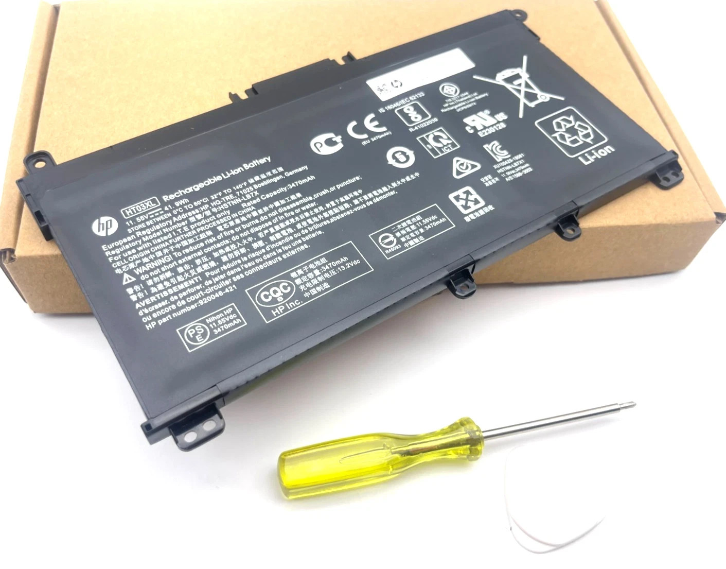 NEW OEM 41.9Wh HT03XL HT03041XL Battery for HP Pavilion 14 15 17 240 245 G7 US