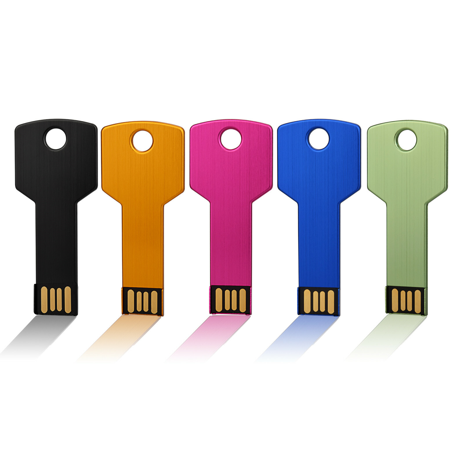 5Pack USB 2.0 Flash Thumb Drive Key Shape USB Memory Sticks Pen Drive2/4/8/32GB