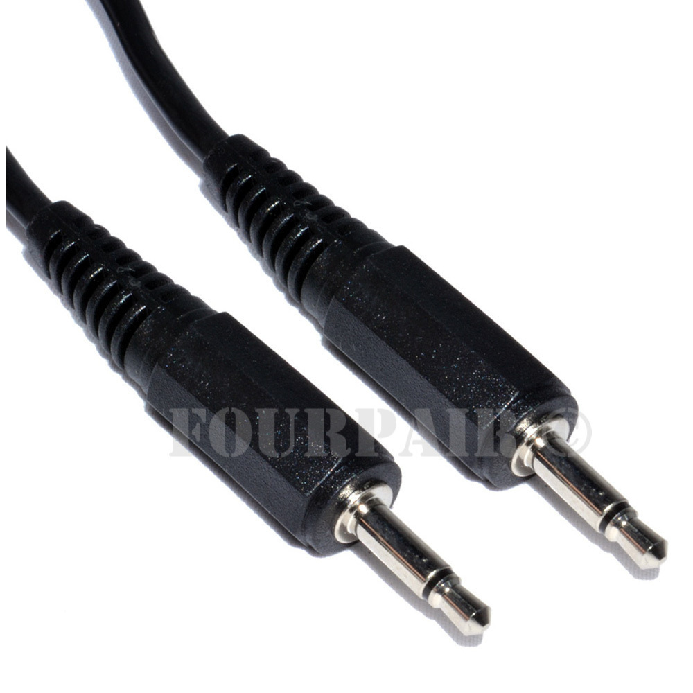 3ft – 3.5mm Male to Male Mono Audio Patch Cable Cord 1/8″ TS Plug Mic Microphone