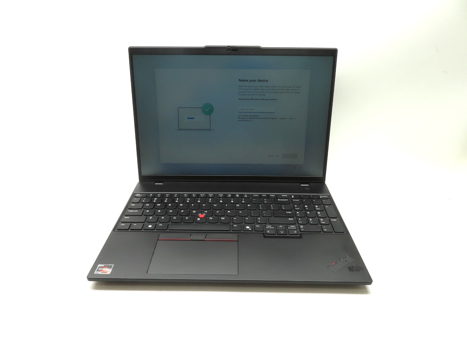 Lenovo ThinkPad L16 Gen 1 16″ Ryzen 5 Pro 7535U 32GB RAM 256GB SSD WTY 09/28