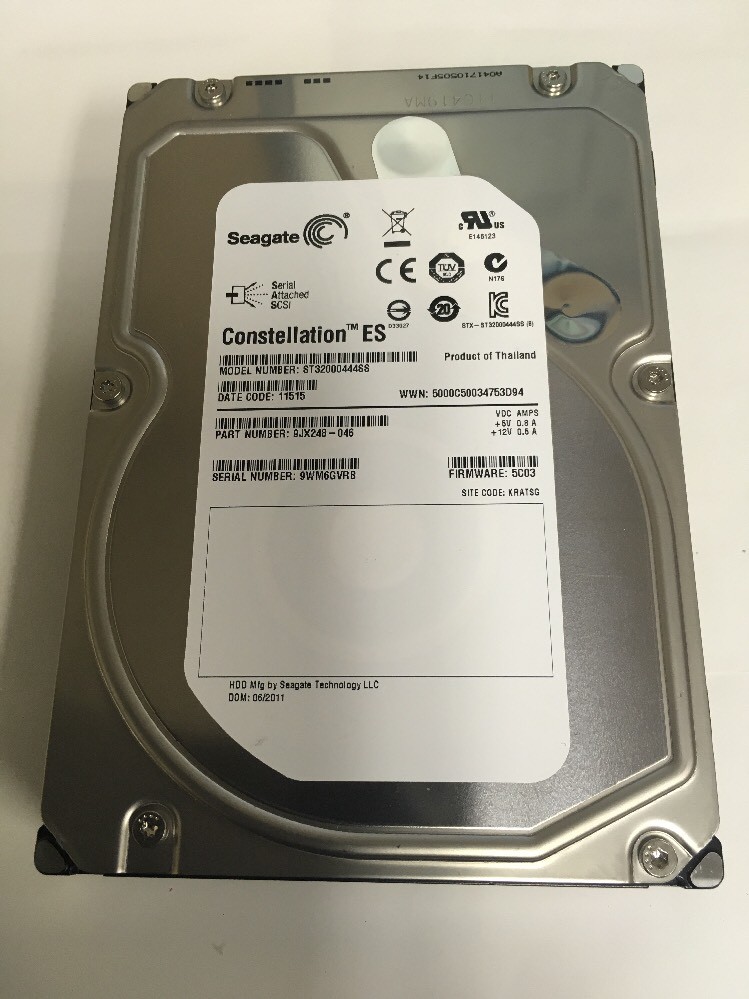 Seagate Constellation ES ST32000444SS 2 TB 7200RPM SAS 3.5″
