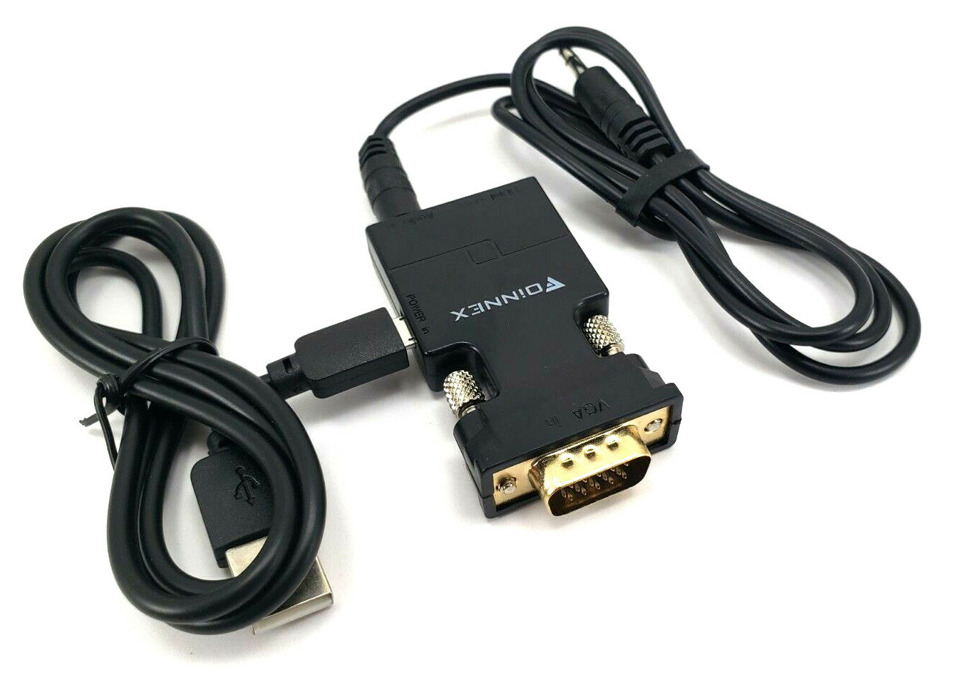 Foinnex VGA To HDMI Adapter Converter With Audio, Convert VGA Source to HDMI in