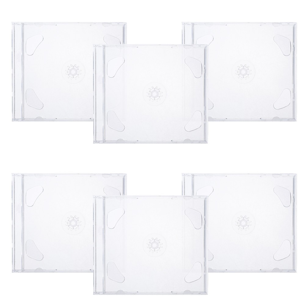 6 Pcs Dvd Organizer Case Disc CD Holder Automotive Storage Cases