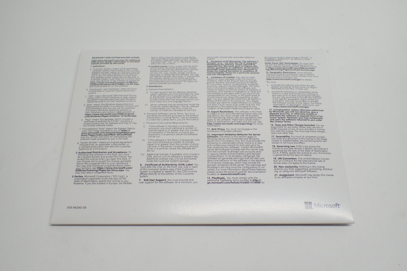 Microsoft Windows Server 2025 Standard 64bit DVD Media Key Complete 16-Core 1PK